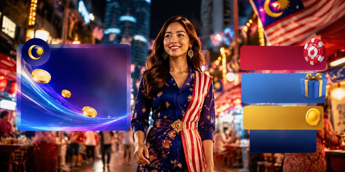 Pemandangan bandar Kuala Lumpur dengan cahaya neon malam